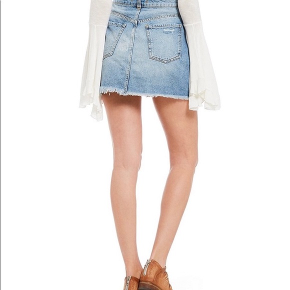 SOLDFree People Side stripe embellished mini skirt - Picture 3 of 12